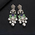 Kundan stone earrings