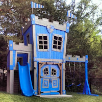 Casas de juegos de madera para niños