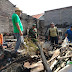 Danramil 0824/23 Wuluhan Pimpin Karya Bakti Bantu Warga Korban Kebakaran