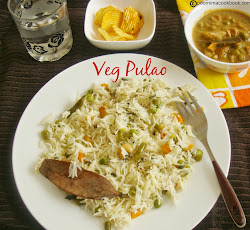 pulav vegetable simple pulao veg cooker method pressure