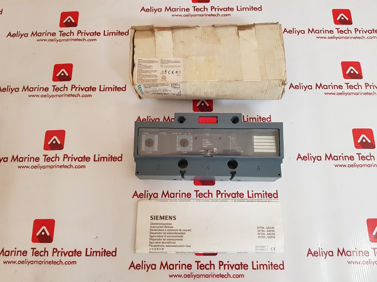 SIEMENS 3VT94106AC00 ELECTRONIC TRIP UNIT Aeliya Marine