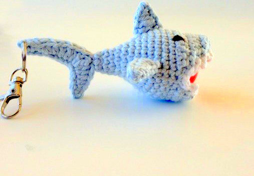 amigurumi lip balm cover crochet pattern shark