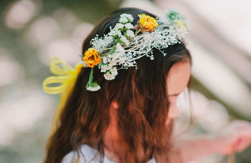Flower Girl Head Wreaths