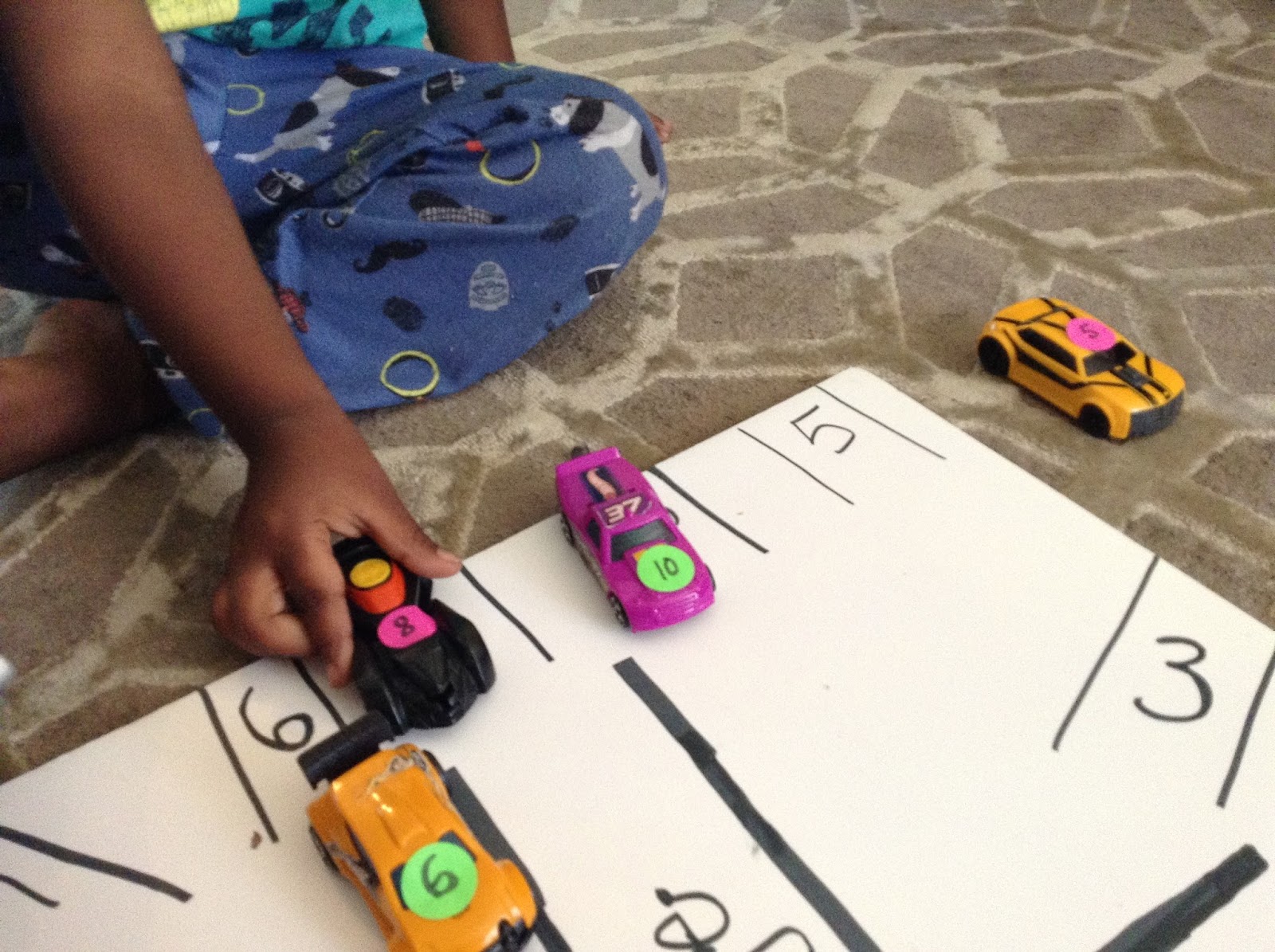 TeacherMomPlus3 Parking Garage Number Activity