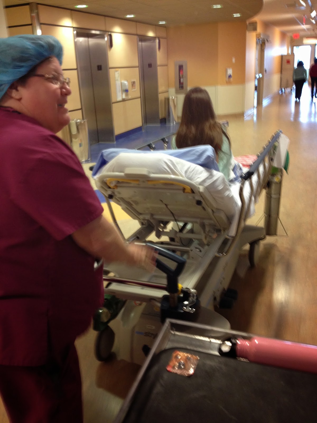 Praying for Hope Peacock Preop Wait and Into Surgery