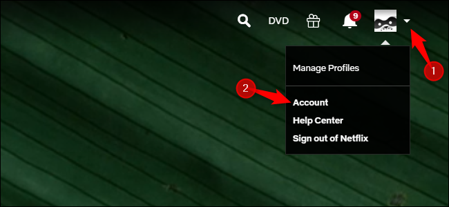 Accesso account Netflix