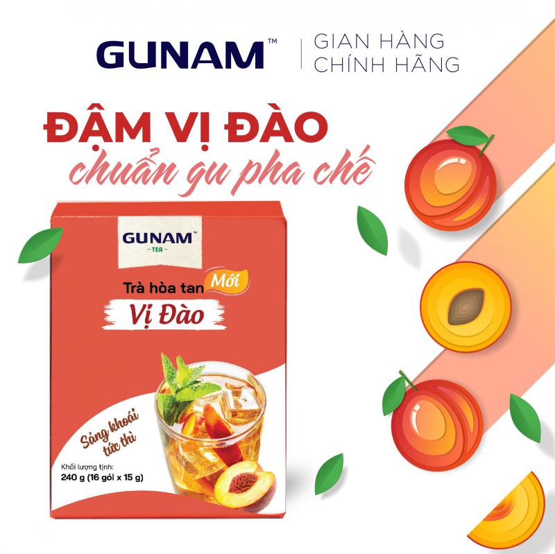 Combo Thanh Mát Tức Thì – Trà Đào GUNAM + Trà Bí Đao GUNAM