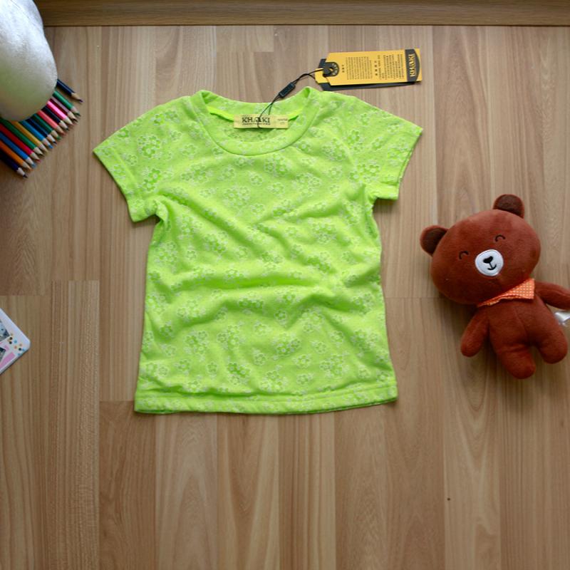 Áo Thun Tay Ngắn Họa Tiết Hoa - Bé 3-13 tuổi - Thương Hiệu : Khaki 154741 2 3 30