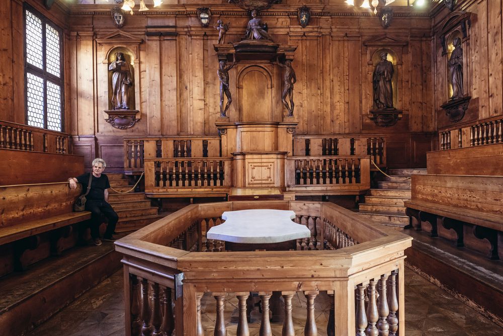 The anatomical theater in Bologna