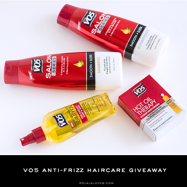 Vo5 Anti Frizz Haircare Giveaway Rolala Loves