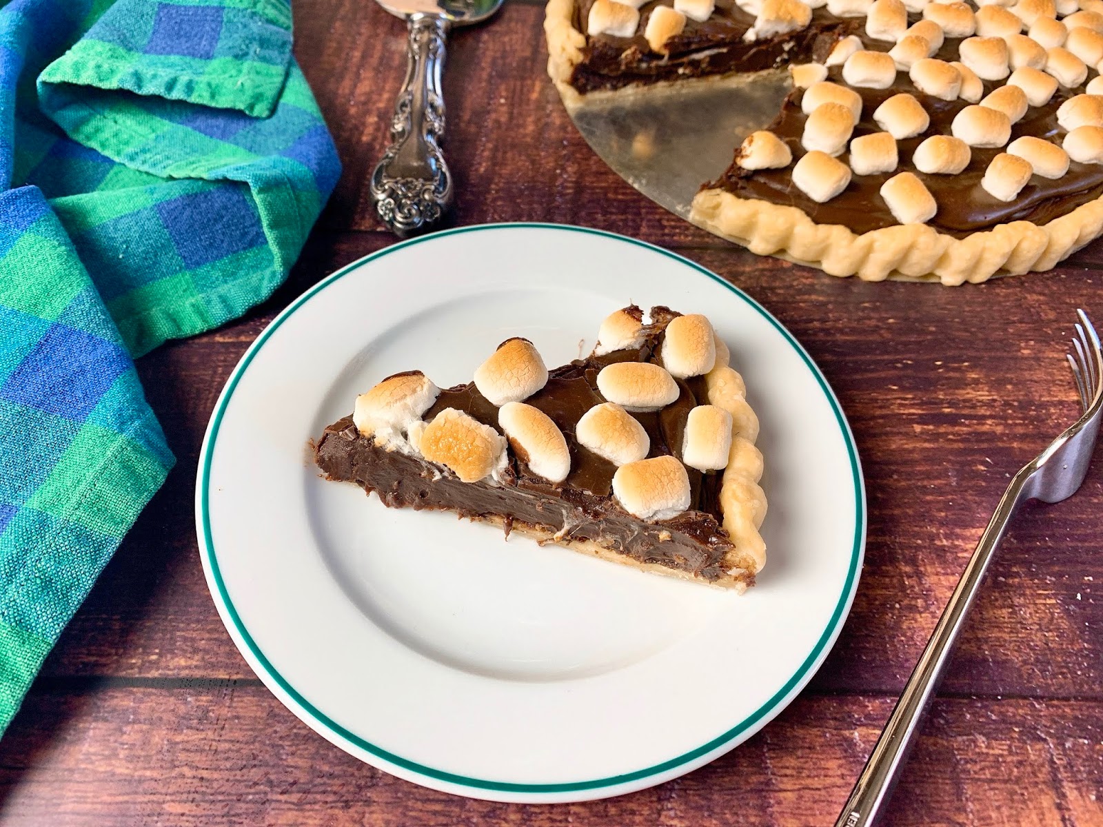 4Ingredient Chocolate Marshmallow Tart