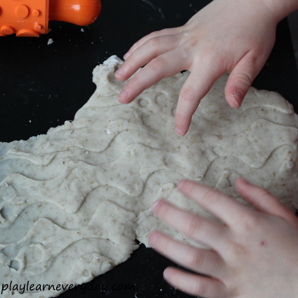 Exploring Textures with Play Dough Rollers Play and Learn Every Day