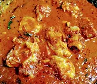 Cooking chicken for chicken ghee roast recipe