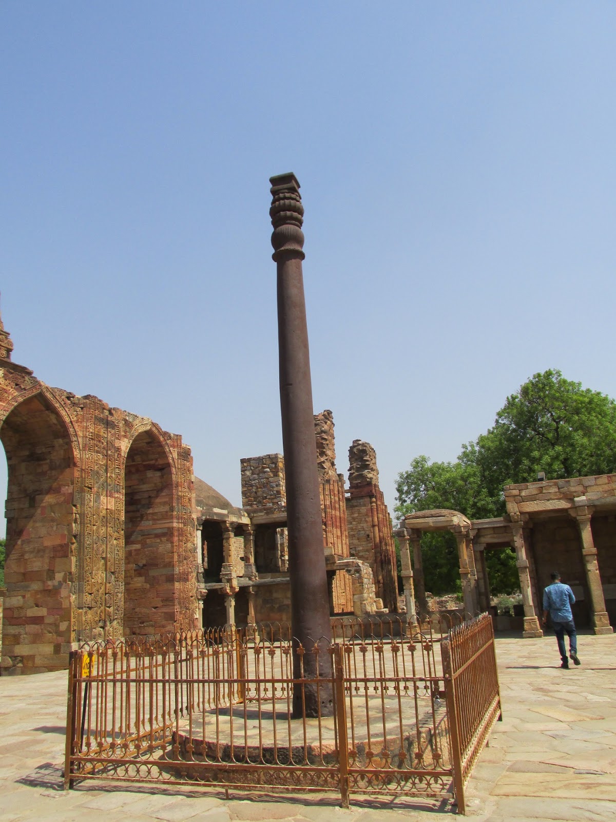 Indian Columbus Iron Pillar Qutb Complex, Delhi