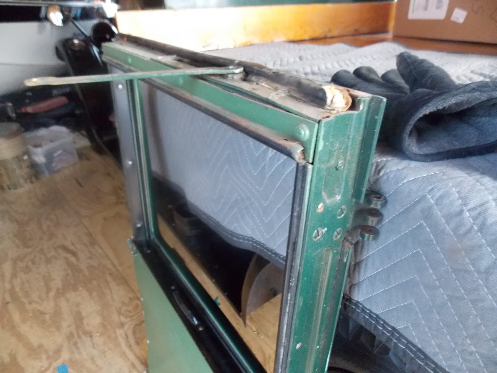 The Inside of the Driver Side Door Panel