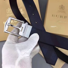 Thắt lưng Burberry nam siêu cấp khóa trắng TLNBB-878