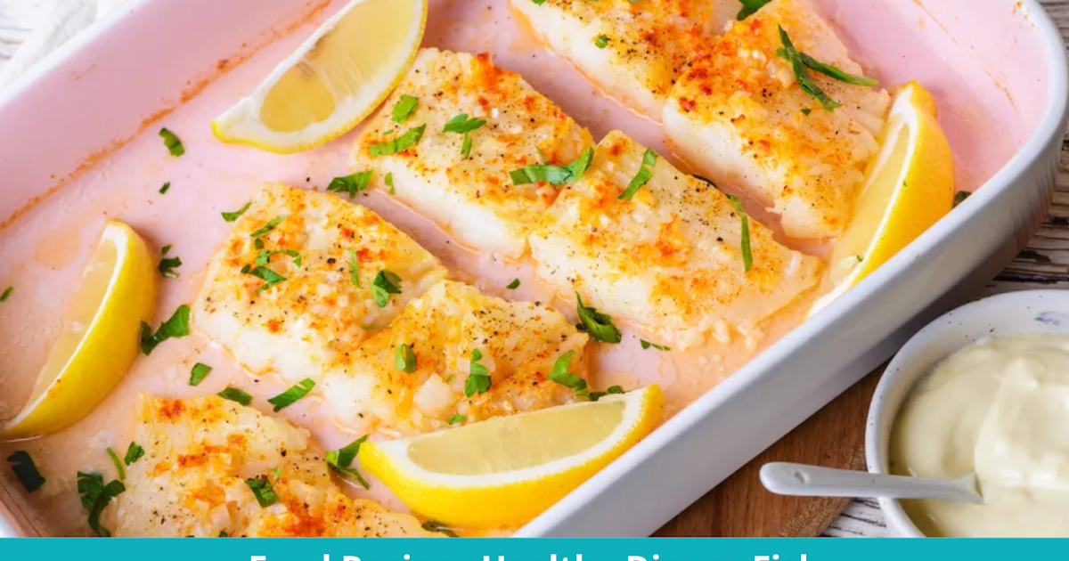BAKED FLOUNDER WITH LEMON AND BUTTER