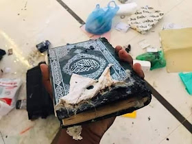 Burnt Quran in Sri Lanka