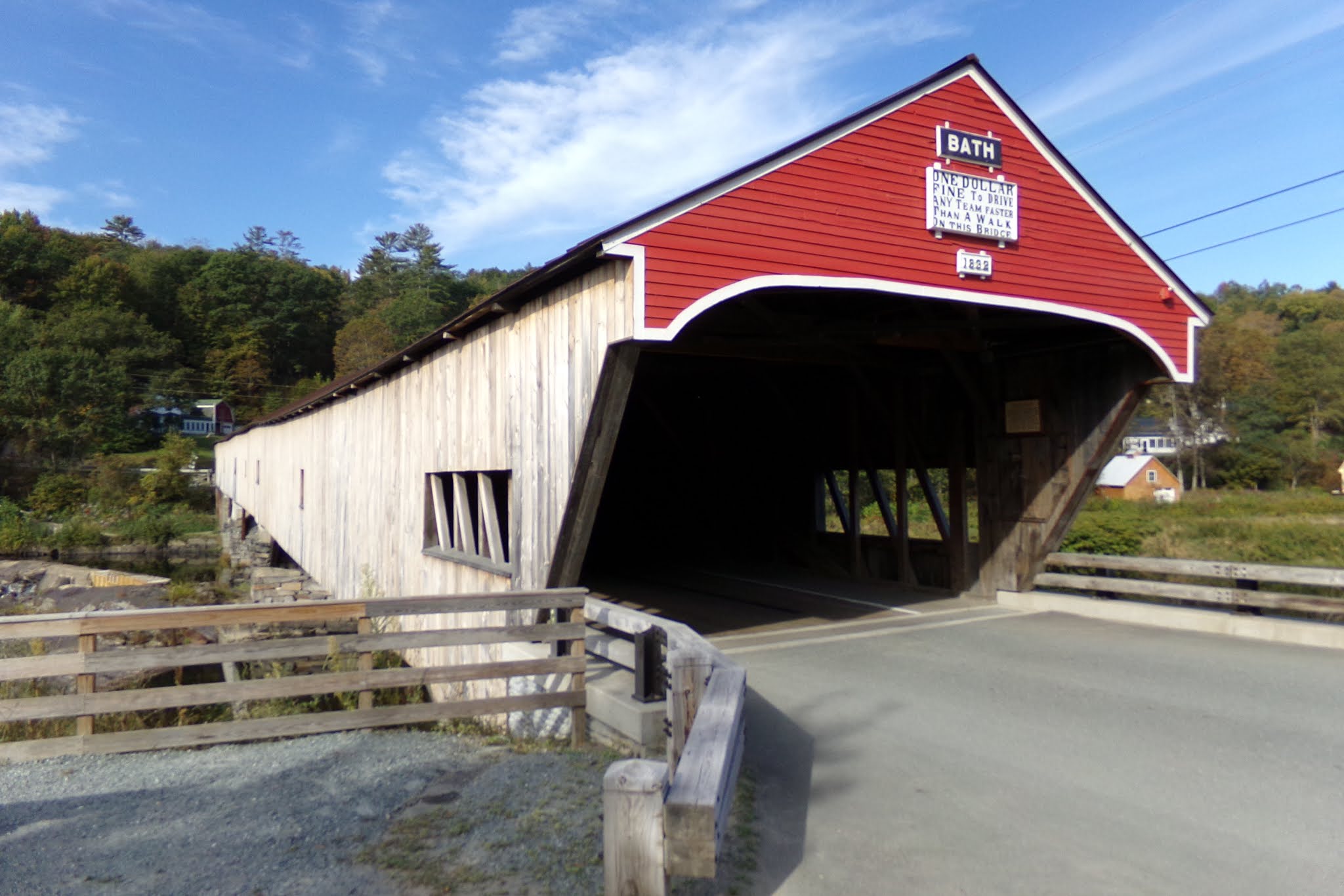 Bath Covered Bridge New Hampshire