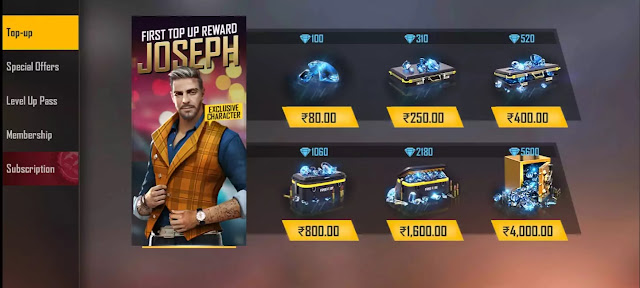 Free Fire Top Up