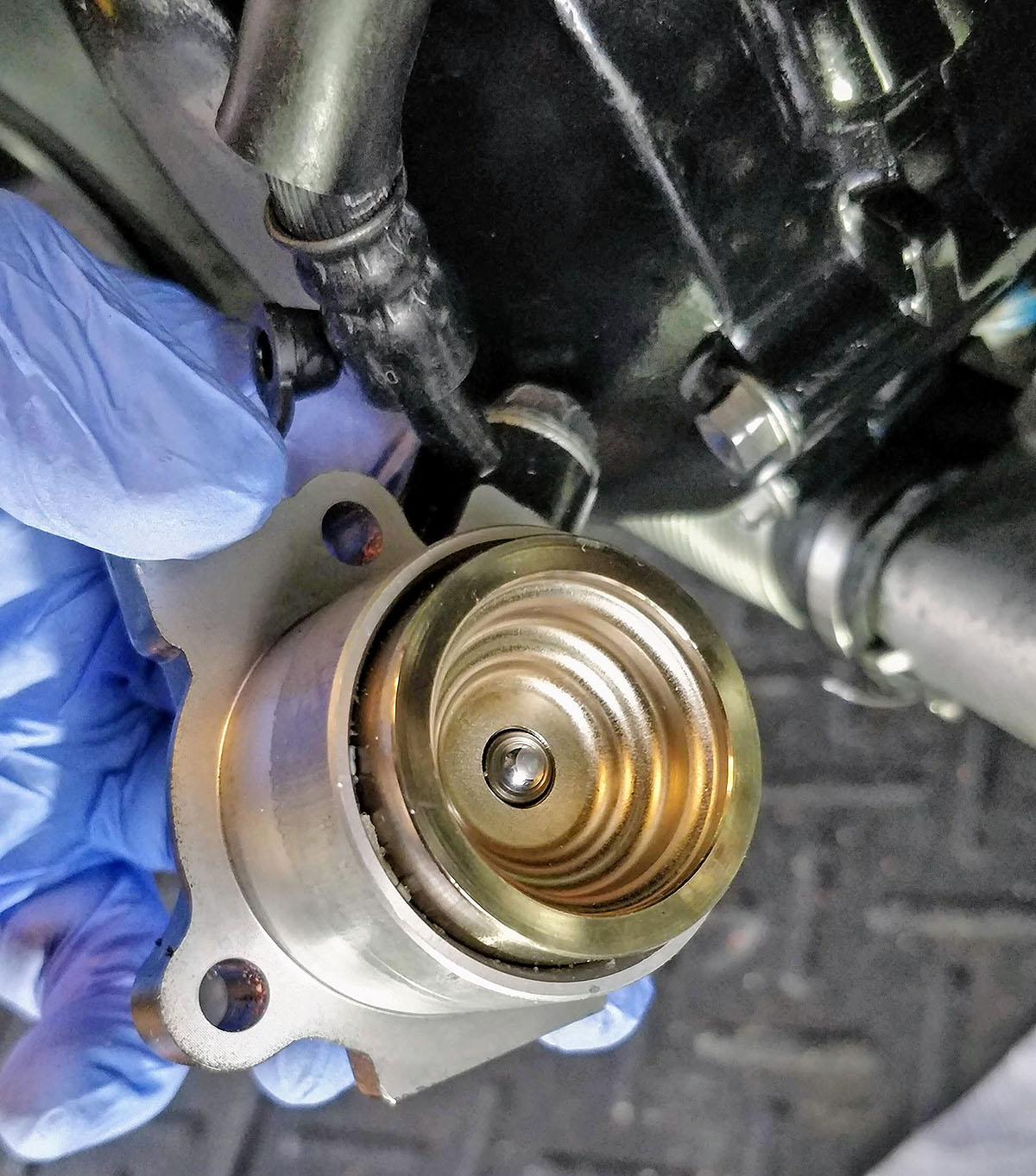 Tim's Motorcycle Diaries Chasing down a clutch slave cylinder leak in