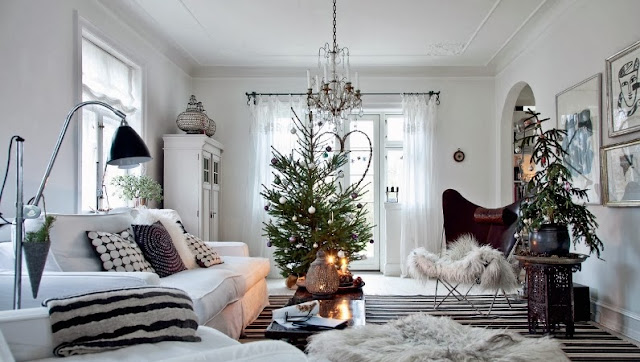 decoración escandinava para navidad
