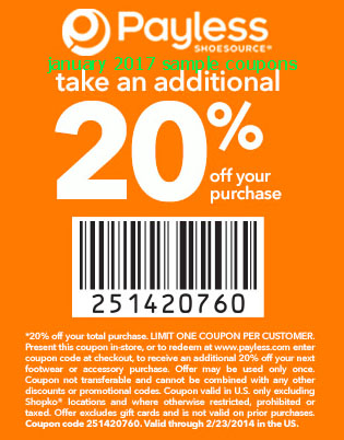 Shoe company coupons june 2018