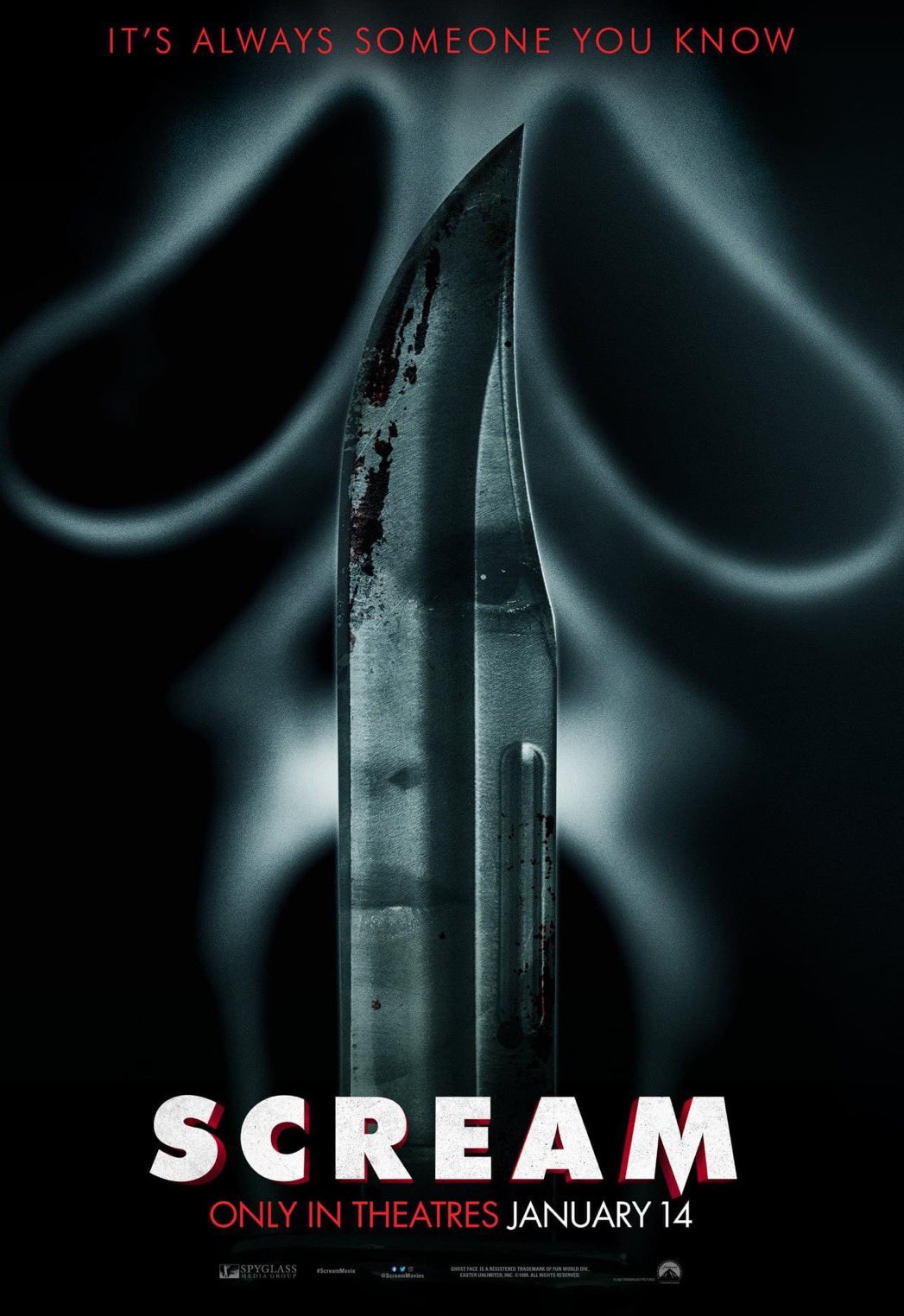 New Scream (2022) Poster Arrives For Halloween