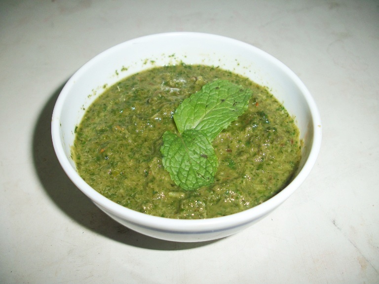 Mint Chutney for Idli or Dosa Yummy Tummy