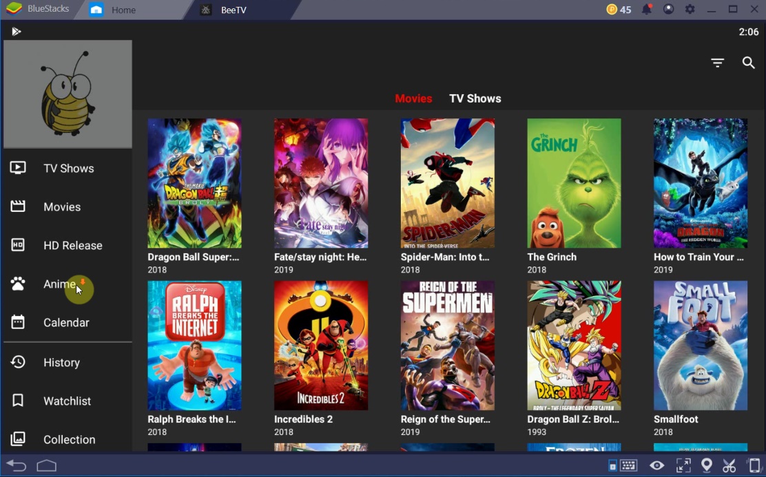 Install Bee TV App on Android Smart TV & PC Windows- Free Download