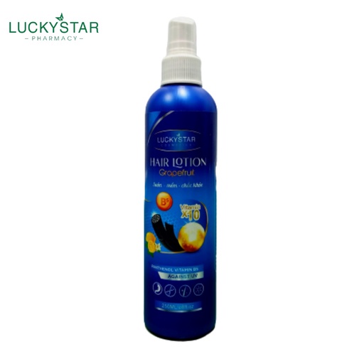 XỊT DƯỠNG TÓC 2 LỚP CAO CẤP MÀU XANH 250ML – LUCKY STAR