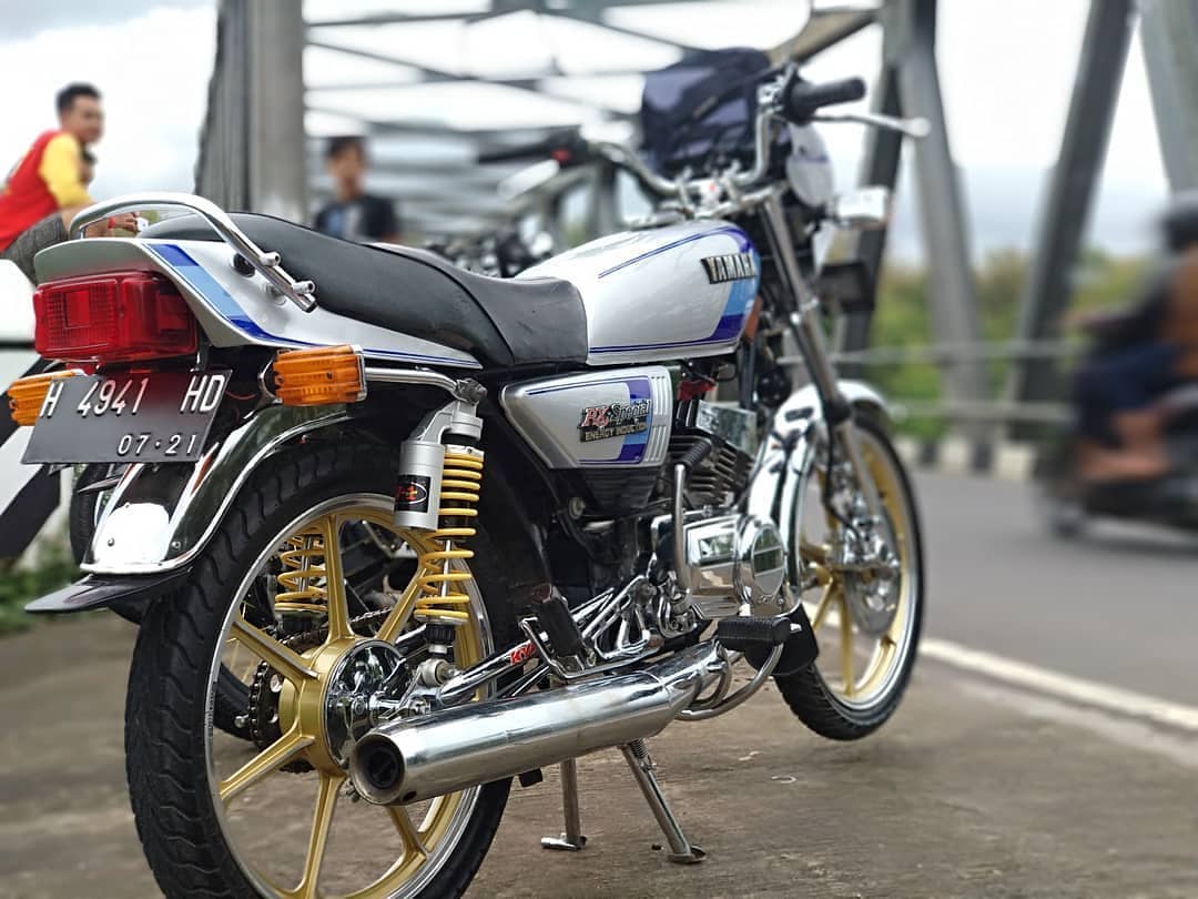 Modifikasi Rx King Warna Silver Original, Polos, Metalik, Doff, Gold