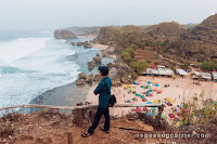 Tiket masuk dan Lokasi Pantai Ngrumput Gunung Kidul Yogyakarta