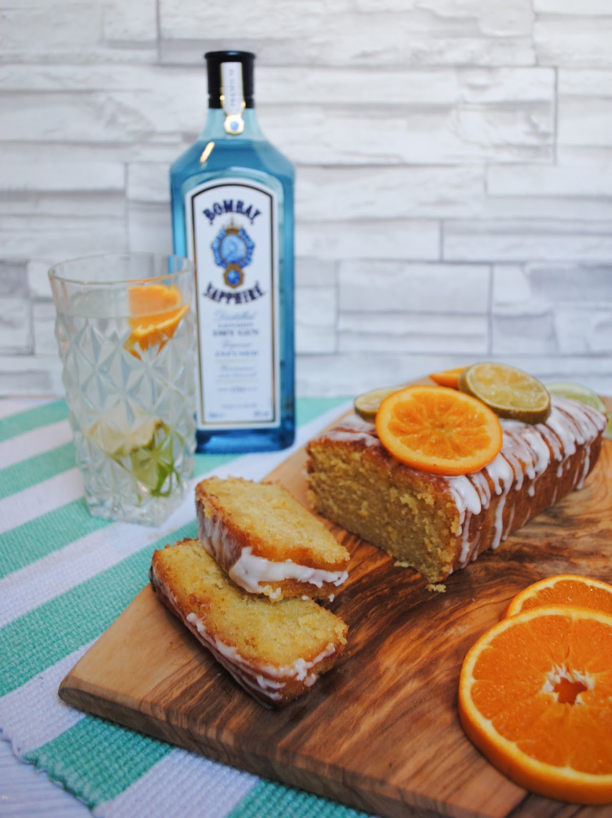 Sharkett Sisters MEDITERRANEAN GIN AND TONIC DRIZZLE CAKE
