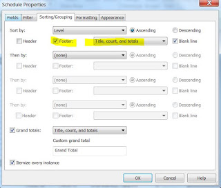 Revit Schedule Sorting & Grouping