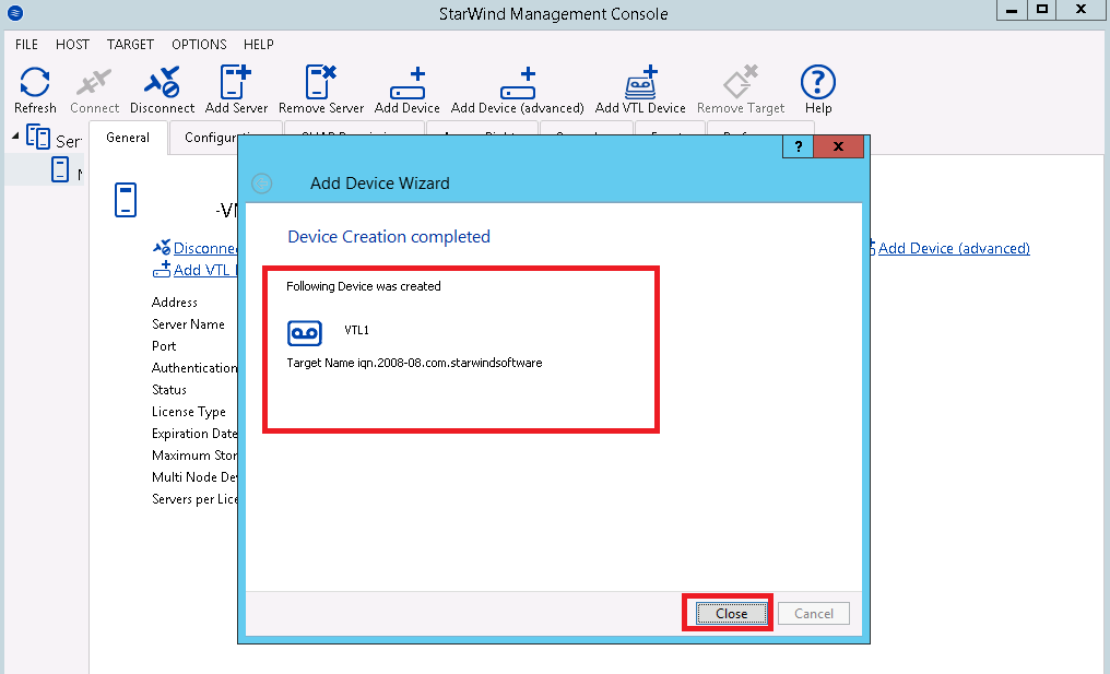 How to configure Star Wind Virtual Tape Library Software Techmint