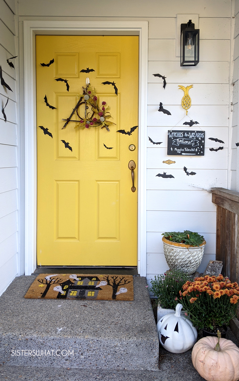 How to Make a Harry Potter Wreath Deathly Hallows Sisters, What!