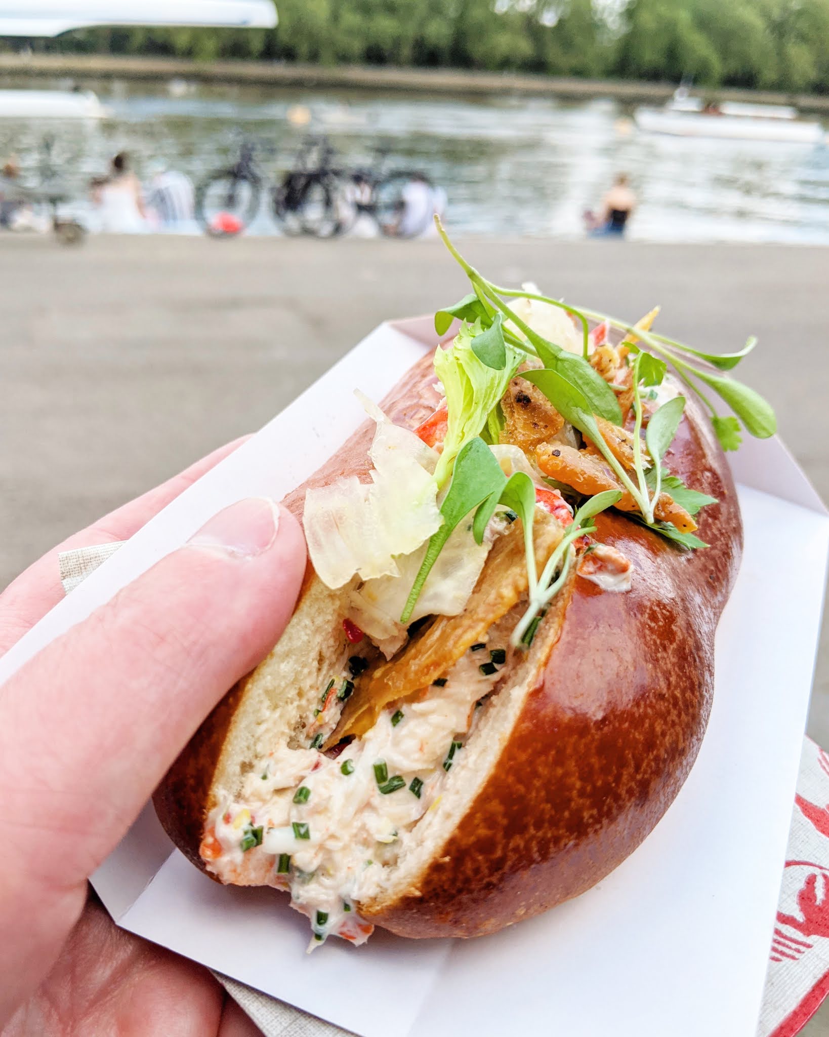 London Popups Dinner Ladies' Lobster Shack on Putney Embankment