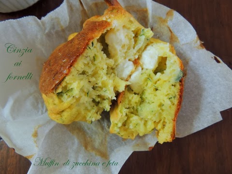 muffin di zucchine e feta