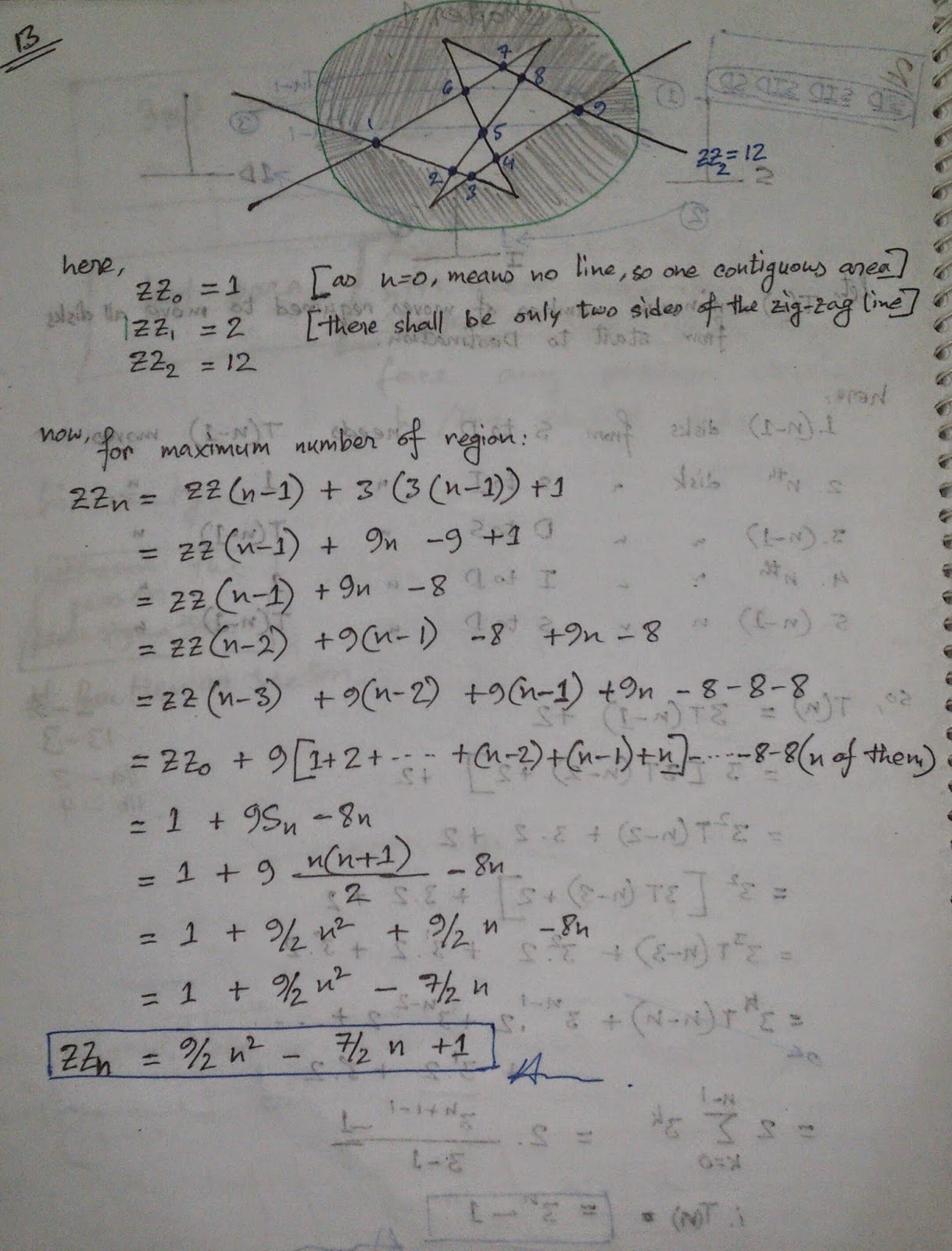 Memoir: Concrete Mathematics Exercise Solution: Chapter 1[problem no: 13].
