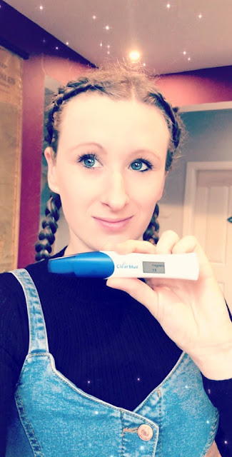 Positive Clear Blue Pregnancy Test