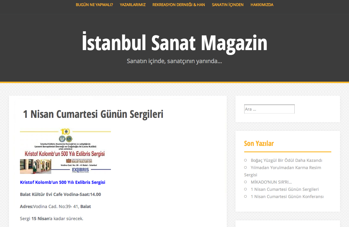 İstanbul Sanat Magazin