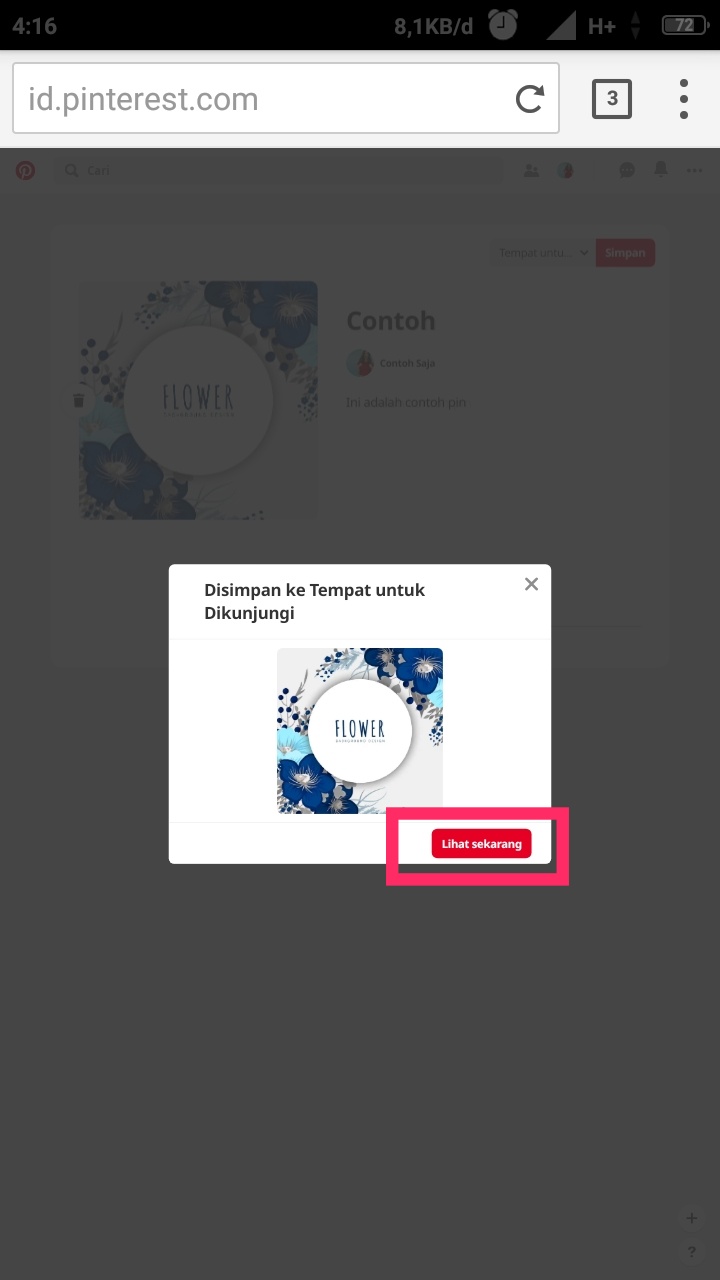 Belajar Pinterest
