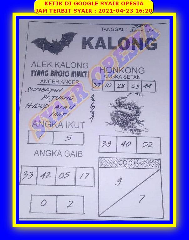 PREDIKSI HK MALAM INI
