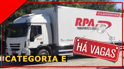 vaga para motorista em são paulo