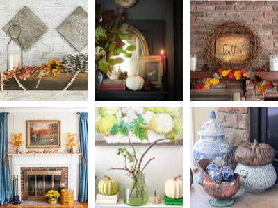 The 5th Annual Fall Ideas Tour 2019 where twenty-nine bloggers share mantels, tablescapes, wreaths, crafts, DIY, and Porch ideas for Fall decorating.