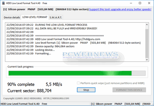 Protezione scrittura chiavetta USB