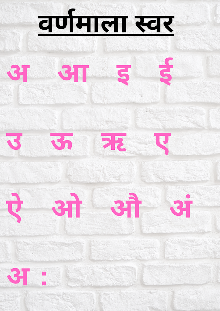 Learn Hindi Varnamala Swar Aur Vyanjan