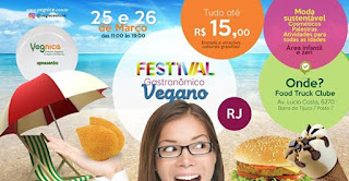Festival Gastronômico Vegano RJ Palestras crudivorismo