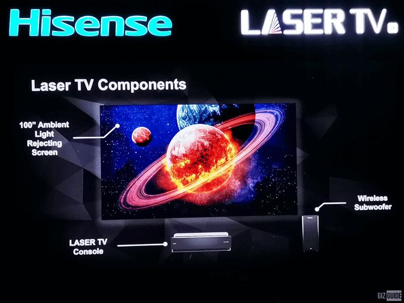 Hisense unveiled the 100L10E, its first ever 100inch 4K Laser TV